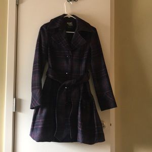 Bergman Black purple peacoat